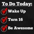 thumbnail image 3 of CafePress - 16Th Birthday Checklist T Shirt - Men's Classic Graphic Cotton T-Shirt, 3 of 4