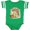 Football Green and White, variant on Inktastic Lil Dungeon Dragon Boys or Girls Baby Bodysuit