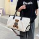 thumbnail image 4 of Bolsa De Viaje De Corta Distancia Para Hombres , Negocios Femenino , Gran Capacidad , Simple Con Posición De Zapato , Equipaje De Oso Gimnasio Impermeable, 4 of 4