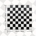 thumbnail image 5 of 1pc Dish Drying Mat, 20in×24in2/4in×24in, Black And White Grid Washing Machine Dust Cover Mat, Washstand Drain Mat, Washstand Cup Mat, For Kitchen Countertop, Kitchen Accessories, 5 of 7