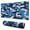 Blue Black And, variant on Color Puzzle desk Mouse Padwaterproof,rubber+multispandexno Slip the Camouflage SeriesmousepadsDesk Pad for Office Home Game 31.5x15.7inches