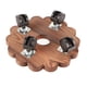 thumbnail image 5 of Soporte de madera para plantas Ticfox redondo extraíble 20 25 30 35 cm, 5 of 12
