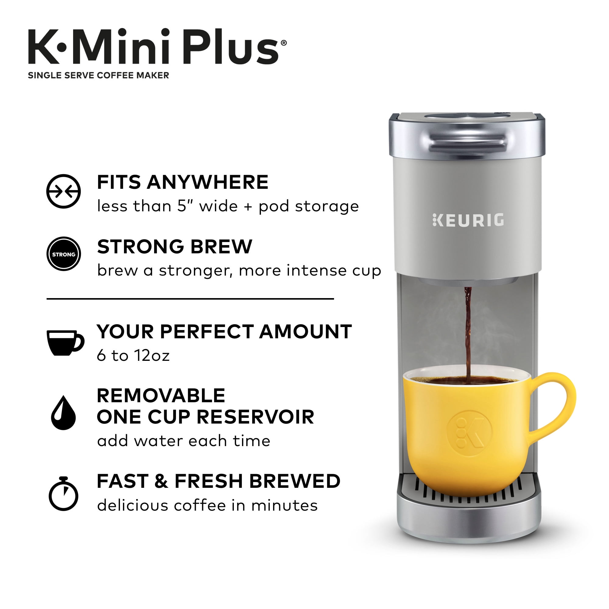 Keurig K-Mini Plus Single Serve K-Cup Pod Coffee Maker Dusty Rose for sale  online in USA for US $ 109 with Free Shipping : r/coupondealsUSA