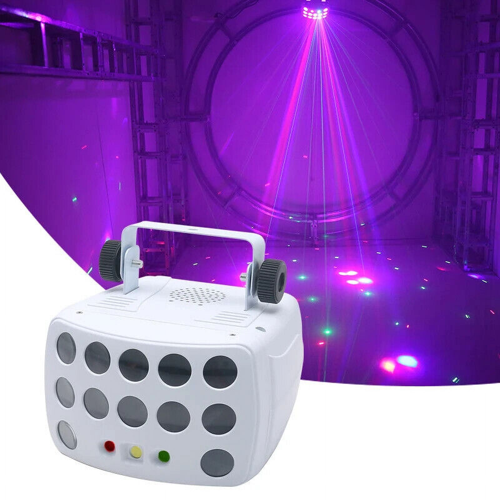 Indoor Disco Laser Light 3in1 LED Butterfly Wedding Stage Lighting with Remote