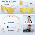 thumbnail image 5 of JLETOLI Photochromic UV400 Protection Polarized Lightweight Unisex Bike Sunglasses with Case Floating Strap, 5 of 10