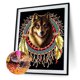 thumbnail image 2 of Cuadros Decorativos 5D DIY diamante pintura atrapasueños lobo completo cuadrado taladro mosaico imagen Kits Likrtyny embutido en tela, 2 of 9