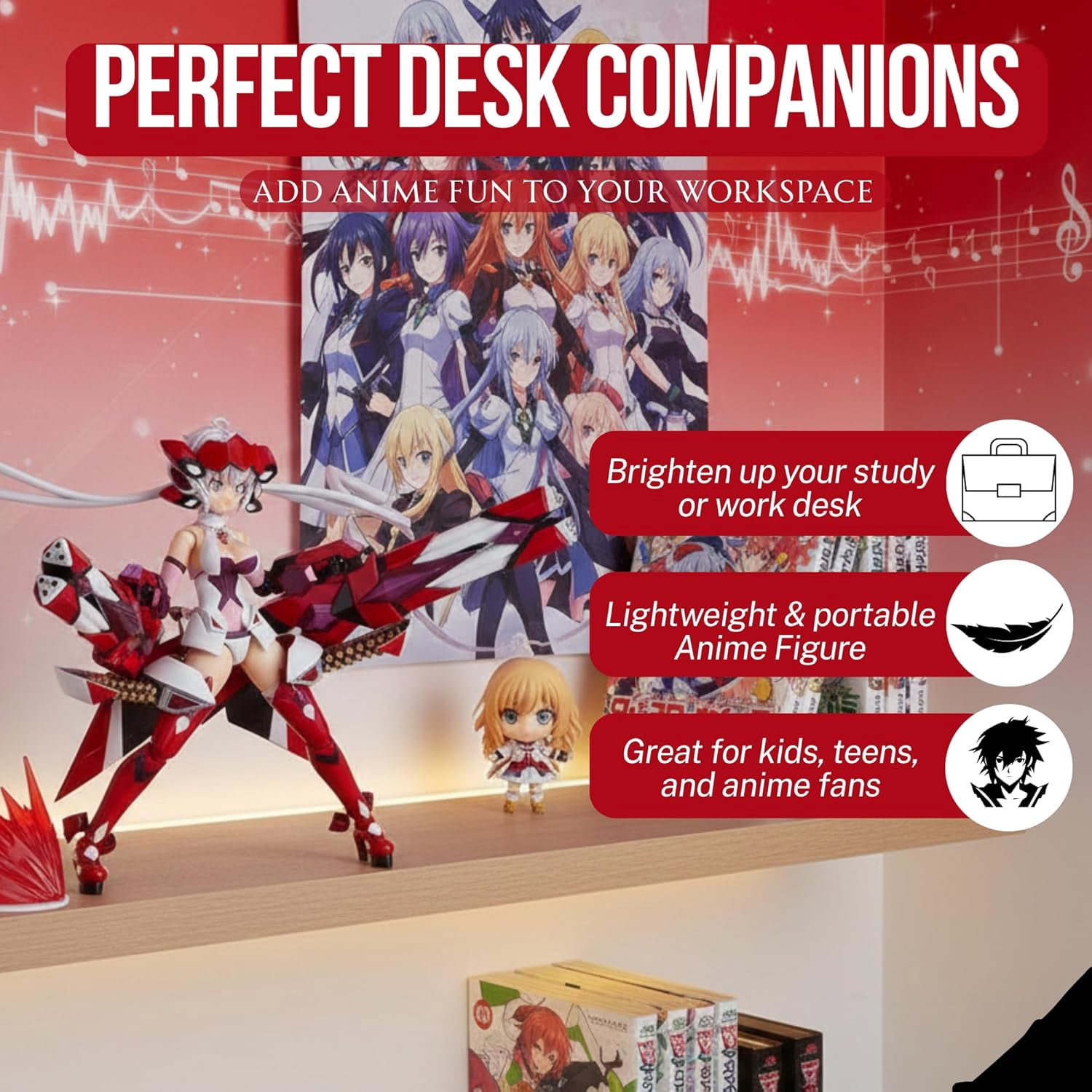 AURUS ACT Mode Chris Yukine Action Figure, 8.4" Anime Collectible with Interchangeable Face Plates