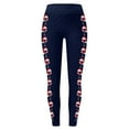 thumbnail image 4 of MKLEKYY Leggings deportivos para mujer, leggings ajustados con estampado navideño de cristales para entrenamiento y yoga (estilo 5), 4 of 4