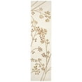 thumbnail image 3 of SAFAVIEH Soho Piper Floral Wool Runner Rug, Ivory/Orange, 2'6" x 10', 3 of 7