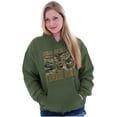 thumbnail image 3 of I Deer You Hunting Pun Camouflage Unisex Plus Fleece Graphic Hoodie Brisco Brands 2X, 3 of 5