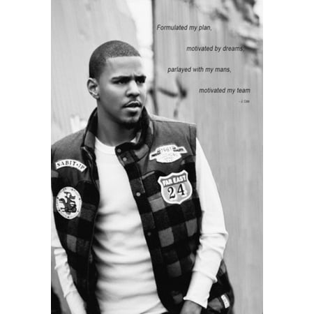 J. Cole Quote Laminated Poster (24 X 36)