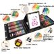 thumbnail image 2 of Kit de materiales de arte PENCCOR de 208 piezas con caballete para niños, 2 of 8