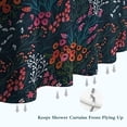thumbnail image 6 of Pioneer Flower Floral Print Pattern Shower Curtain 72"x84" ,Bathroom Decorative Shower Curtains Set with 12 Hooks,Modern Waterproof Washable Shower Curtain, 6 of 6