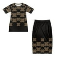 thumbnail image 5 of Robes Décontractées à Col Rond Samoan Puletasi Robe Maxi le 2 Pcs Robe Personnalisée Grande Taille Vêtements pour Femmes, 5 of 5