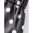 thumbnail image 4 of Shorts de mujer de pierna ancha con estampado de lunares y ribete de encaje para el verano, ideales para uso diario, viajes y fiestas., 4 of 7