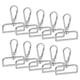 thumbnail image 1 of Ganchos de Garra de Langosta Uxcell [10pcs] - Gancho de Disparo Giratorio de Aleación de Zinc para Fabricación de Llaveros y Manualidades de Bricolaje - [Blanco Plateado - 2 x 1.8IN], 1 of 6