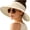 1pack-beige, variant on Women's Wide Brim Straw Visor Hat UPF 50+ UV Protection Foldable Roll Up Beach Sun Hat Open Top Ponytail Cap for Travel Daily Wear 1pack-khaki