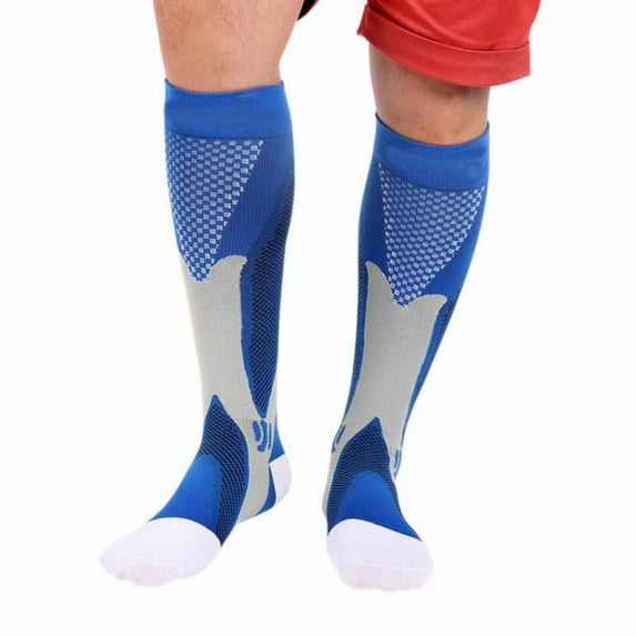 Men Women Sport Soccer SocksLeg Support Stretch Compression Socks Below Knee Socks 9282