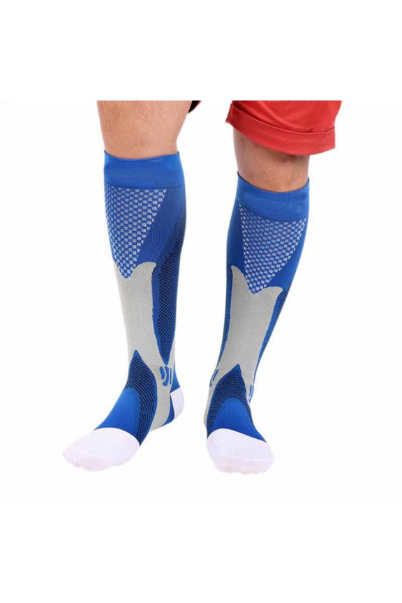 Men Women Sport Soccer SocksLeg Support Stretch Compression Socks Below Knee Socks 9282