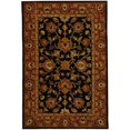 thumbnail image 1 of Safavieh Heritage 4' x 6' Hand Tufted Wool Rug in Black and Red, 1 of 4