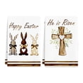 thumbnail image 3 of 2pcs Easter Themed Kitchen Dish Towels, Easter Home Decor, Highly Absorbent Hand Towels Tea Towels for Cooking Baking Cleaning and Home Decor, 25.9*17.7in, D, 3 of 6