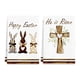 thumbnail image 2 of Decoraciones de Pascua, juego de 2 paños de cocina/toallas de mano con temática de Pascua, paños de cocina absorbentes de 25,9 x 17,7 pulgadas/paños de cocina adecuados para cocinar y hornear, toallas, 2 of 6