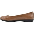 thumbnail image 6 of CLIFFS BY WHITE MOUNTAIN Clara Womens Ballet Flat 6.5 Wide Tan/Es-print, 6 of 6