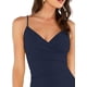 thumbnail image 3 of Vestido de mujer sexy con cuello en V asimétrico con pliegues laterales Ormromra, 3 of 5
