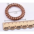 thumbnail image 5 of 10 Pcs Spiral Hair Ties Crease Free Hair Ties Ponytail Holders Spiral Telephone Cord Bands Metallic Elastic Hair Ties for Women Girl (4 Metallic Colors), 5 of 6
