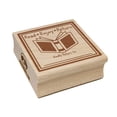 thumbnail image 1 of Read Enjoy Kindly Return Book Loan Square Rubber Stamp Stamping Scrapbooking Crafting - Medium 1.75in, 1 of 1
