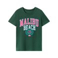 thumbnail image 4 of Camiseta para mujer con cuello redondo, camiseta básica informal para acampar, desplazarse, mujer L, 4 of 10
