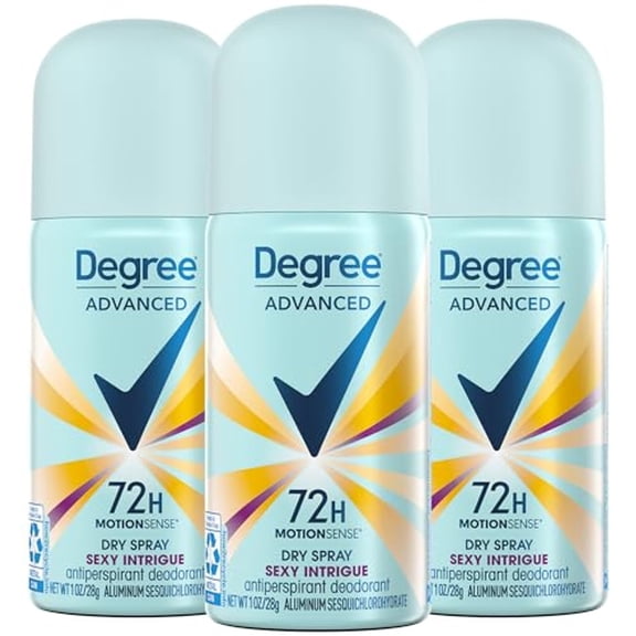 DEGREE ADVANCED DEODORANT SEXY INTRIGUE 72H MOTIONSENSE 1 OZ (PK-3)