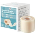 thumbnail image 1 of LIFARA Hydrocolloid Tape Roll: Large Hydrocolloid Bandages for Wound Care, Self-Adhesive Cut-to-Size Ultra Absorbent Flexible Waterproof, First Aid Essential (2in*16ft), 1 of 9