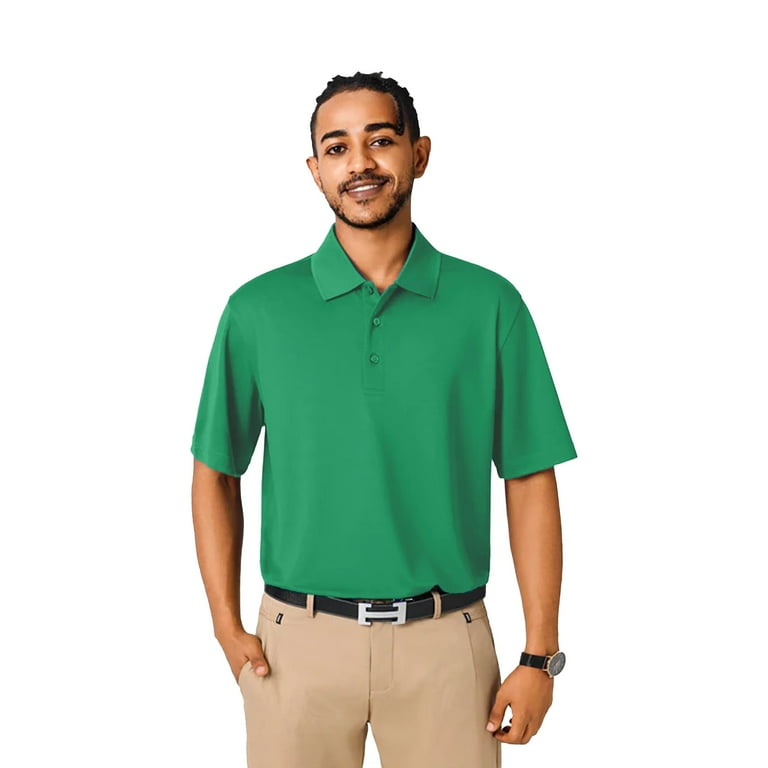 Zfeel Mens Dry Fit Polo Shirt, Short Sleeve High Performance Durable Tee, Kelly Green, 3xl, 2 Pack Zfeel Mens Dry Fit Polo Shirt, Short Sleeve High Performance Durable Tee, Kelly Green, 3xl, 2 Pack