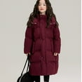 thumbnail image 2 of KAUOD Teen Girls Long Puffer Coats Winter Waterproof Padded Insulated Ski Jackets Kids Quilted Knee Length down Outwear, 2 of 8