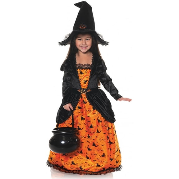 Pumpkin Witch Costume for Girls