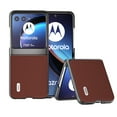 thumbnail image 1 of Nalacover for Motorola Razr 40 Ultra Slim Case, Luxury Premium PU Leather Shockproof Silky-Feel Cover, Full Coverage Anti-Fingerprints Lightweight Case for Motorola Razr 40 Ultra,Coffee, 1 of 5
