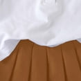 thumbnail image 7 of xfsWaSs Little Girls Clothes Toddler Outfit Sleeveless Polo Shirt Summer Tank Tops Pleated Skirt 2 Piece Set Preppy Style Kids Clothing Sets 4-5 Years, 7 of 7