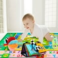 thumbnail image 5 of Baby Play Mat for Floor,Super Soft Plush Surface ABC Playmat for Toddlers & Infants (0.6cm), Foldable Non-Slip Baby Crawling Mat, Playing Area Rug Gym Activity for Infants Toddlers Boys Girls, 5 of 7