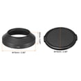thumbnail image 2 of Uxcell 52mm Lens Hood, Wide Angle Matte Surface Hood with Cap and Cleaning Cloth for Camera Lens, Black, 2 of 7