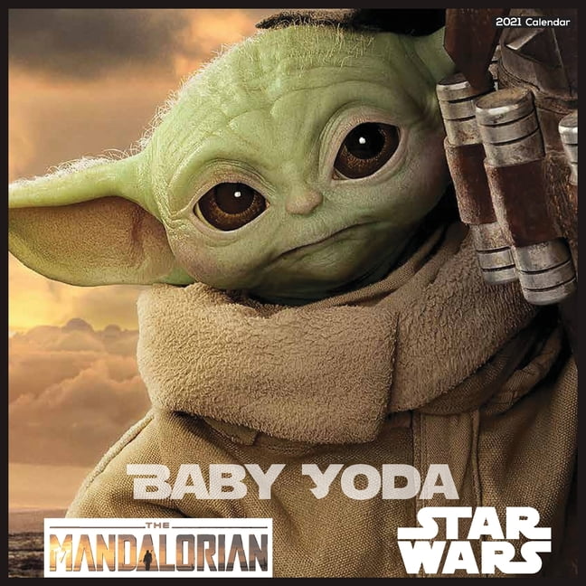 Baby Yoda 2021 Wall Calendar  The Mandalorian NEW ships with UPS 