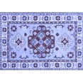 thumbnail image 1 of Ahgly Company Machine Washable Indoor Rectangle Persian Blue Traditional Area Rugs, 2' x 4', 1 of 4