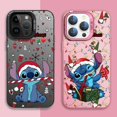 thumbnail image 2 of Funda de teléfono navideña Disney Stitch para Apple iPhone 15 Pro Max 13 14 Plus 12 11 Pro 8 7 plus XS MAX mate, 2 of 5