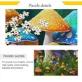 Hotbar Painting Beautiful Mushrooms Jigsaw Puzzle, Paper Wood Composite
