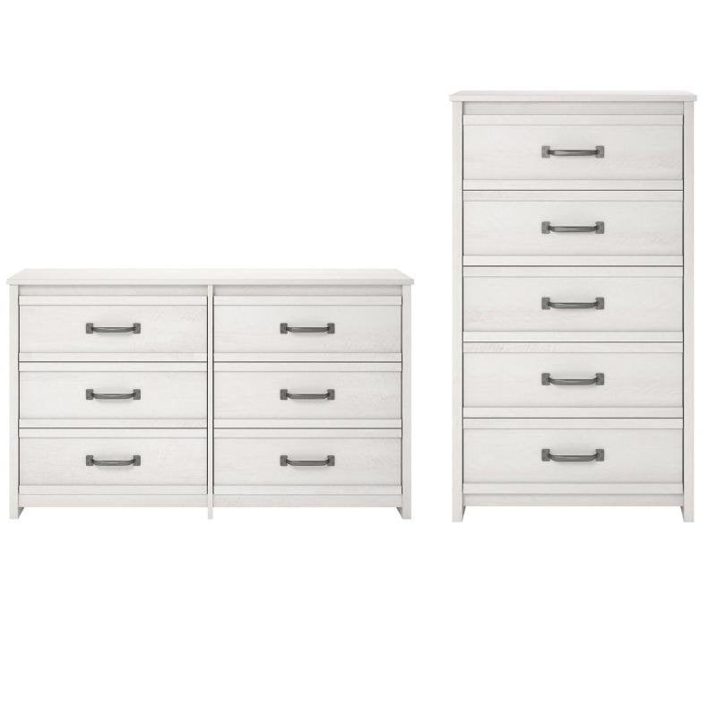 Ready Assembled Boston Ivory Wardrobe Drawers Complete Bedroom Furniture Set 