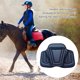 thumbnail image 3 of Soidarity Almohadilla para sillín de montar, cubierta de asiento ecuestre gruesa absorbente de golpes, cojín para adultos y niños, accesorios Cuidado ecuestre y deportes Negro, 3 of 6