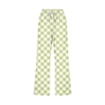 thumbnail image 4 of FAIWAD Pantalons Capri Larges pour Femmes Été Lin Capris Imprimé Pantalons Courts Amples avec Poches, 4 of 5
