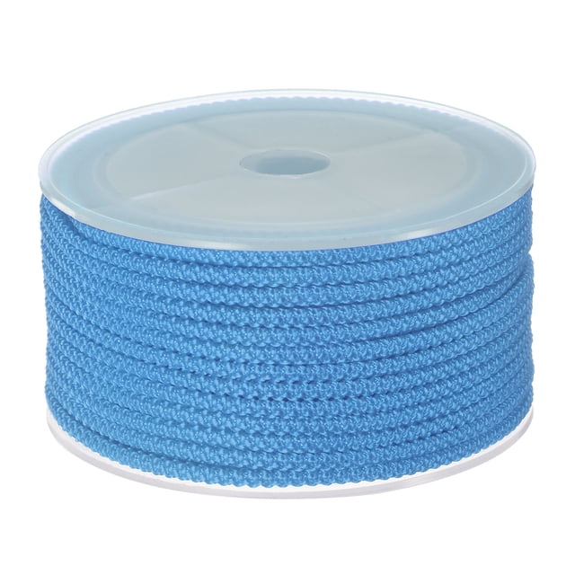 Unique Bargains Nylon Beading Thread Cord 3mm Extra Strong Braided Nylon String for Necklace Crafting 10M/33 Feet, Blue