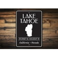 thumbnail image 1 of Lake Tahoe Location Novelty Decor, Metal Wall Sign - 10x14 Inches, 1 of 4