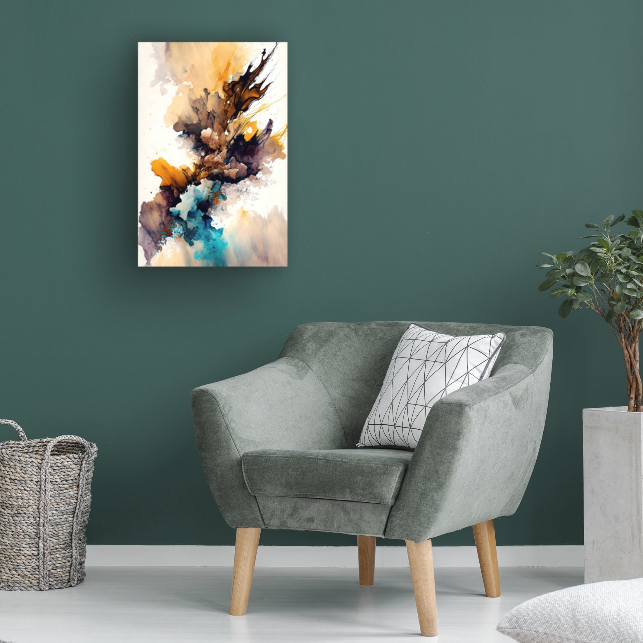 Trademark Fine Art Mauro  Autumn Hues Canvas Wall Art